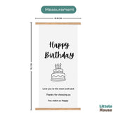 Happy Birthday Banner D161 | Pack of 1 | Black White